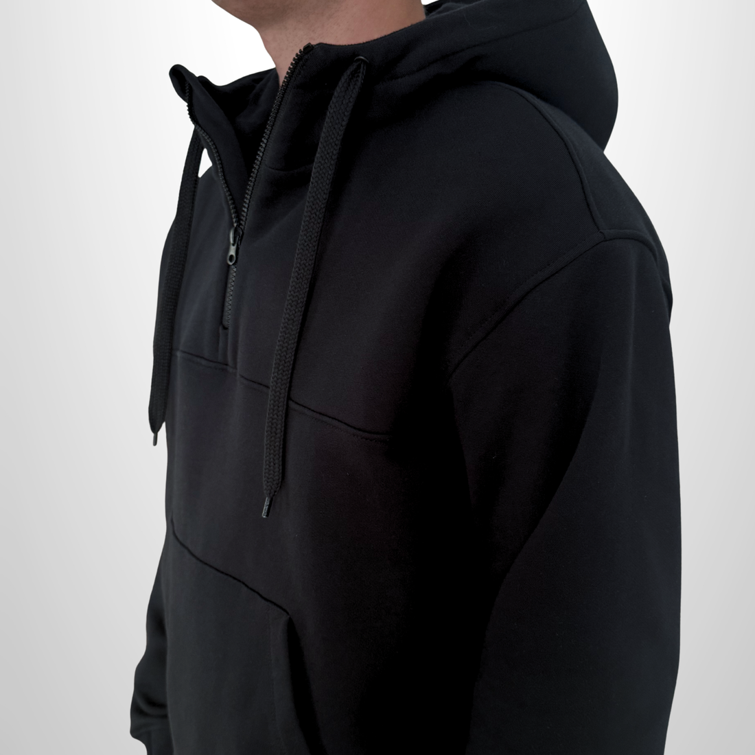 unisex 247calm hoodie side closeup 
